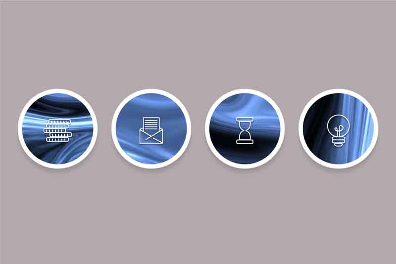 وکتور آماده کاور هایلایت اینستاگرام