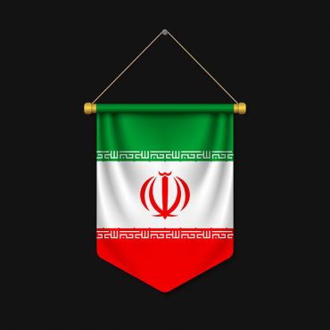 طرح وکتور آویز پرچم ایران